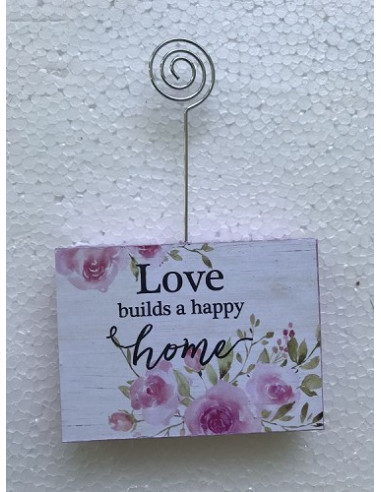 Love builds a happy home