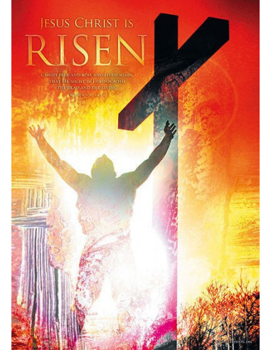 Poster a4 He is risen