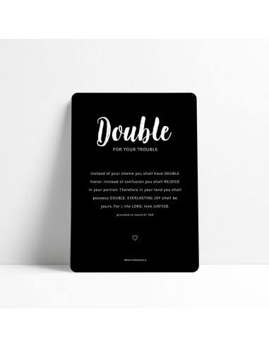 Double for your trouble