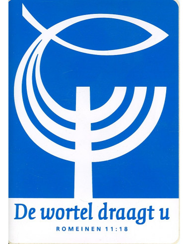 Sticker de wortel draagt u  rom. 11:18