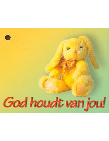 Kadokaartje God houdt van jou