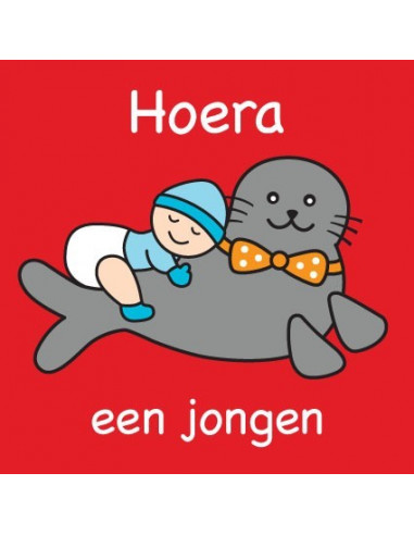 Kaart hoera een jongen