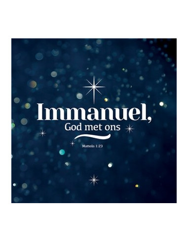 Wk kerst Immanuel God met ons