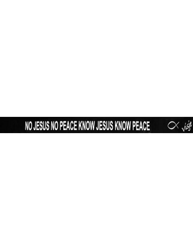 Sticker visje no Jesus no peace know