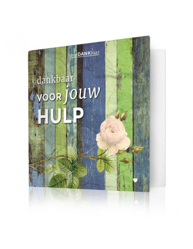 Wenskaart dankbaar voor jouw hulp