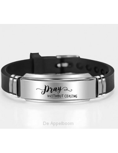 Siliconen armband pray