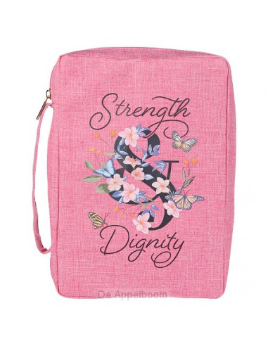 Strength & Dignity Pink Value Bible Cove