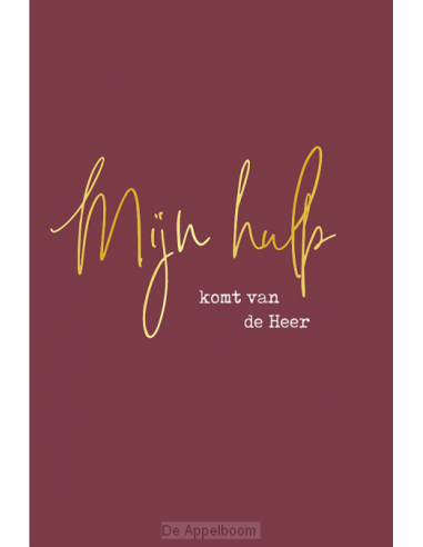 Kaart mijn Hulp komt van de Heer