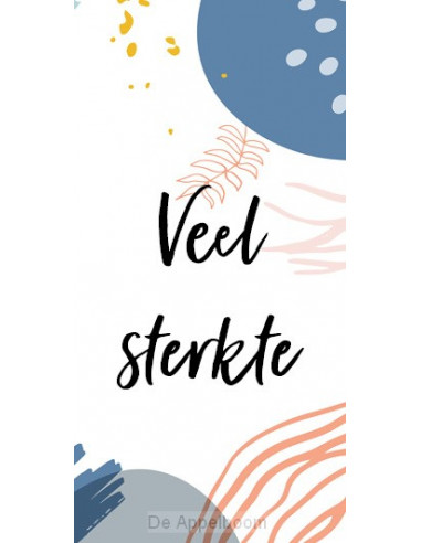 Cadeaulabel veel sterkte