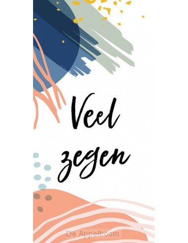 Cadeaulabel veel zegen