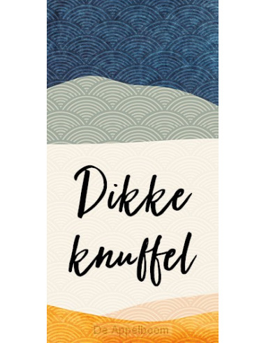 Cadeaulabel dikke knuffel