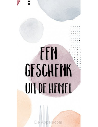 Cadeaulabel geschenk uit de hemel