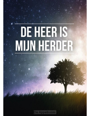 Poster 50x70 de Heere is mijn Herder