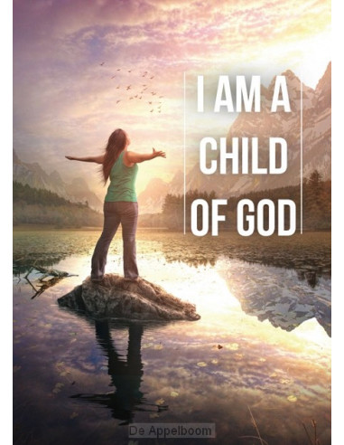 Poster 50x70 i am a child of God - mount