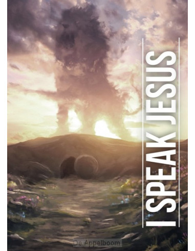 Poster 50x70 i speak Jesus - stone