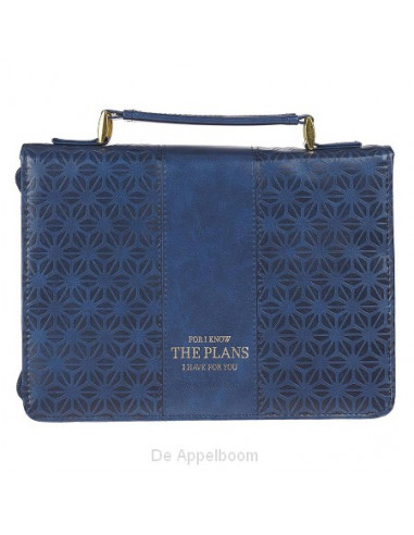 I Know the Plans Navy Pattern Luxleather