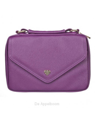 Purple with Heart Badge Luxleather