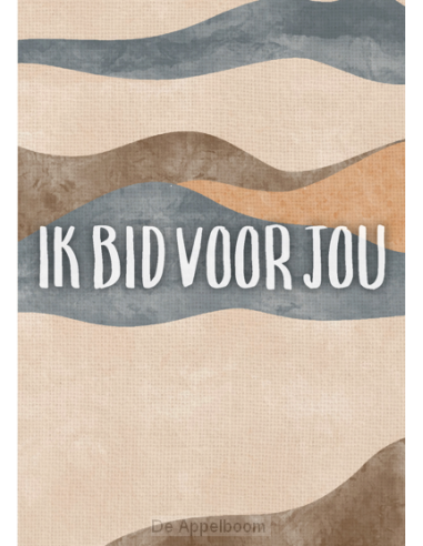 Wenskaart ik bid voor jou