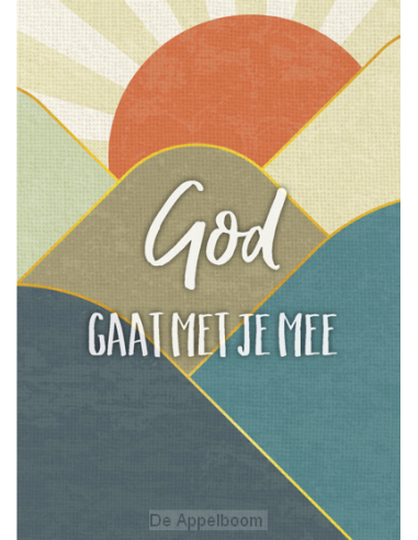 Wenskaart God gaat met je mee