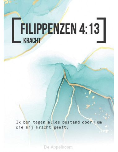 Bijbeltekstkaart filippenzen 4:13