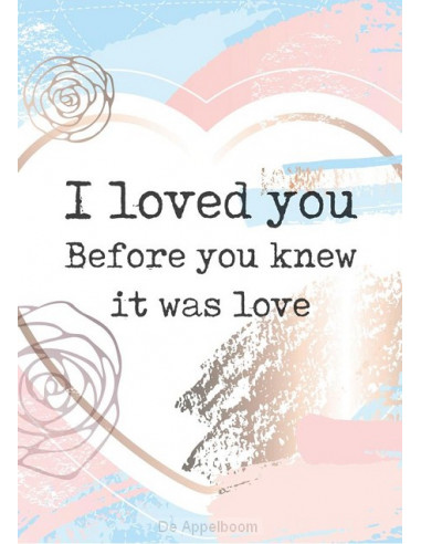 Poster 50x70 i loved you