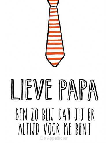 Wenskaart lieve papa