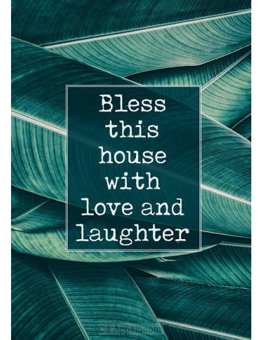 Poster a4 bless this house