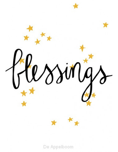 Wenskaart blessings