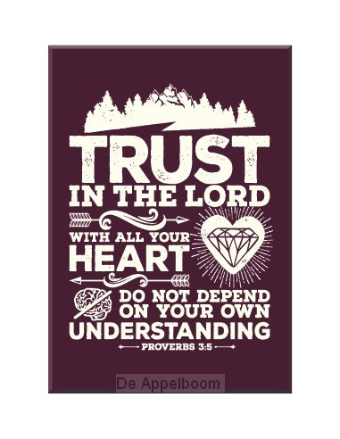 Kadobord trust in the Lord