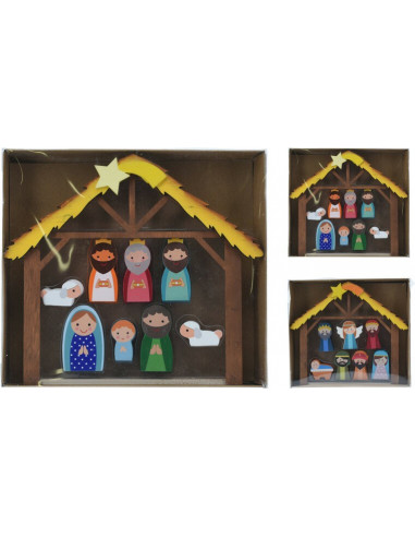 Nativity Stable coloured - 2 designs