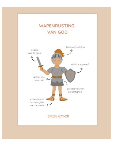 Wapenrusting van God  A4 Poster