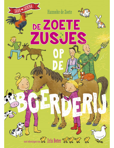 Zoete zusjes op de boerderij