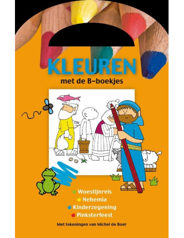 Kleurboek B-boekje oranje