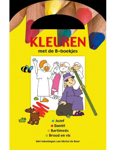 Kleurboek B-boekje geel