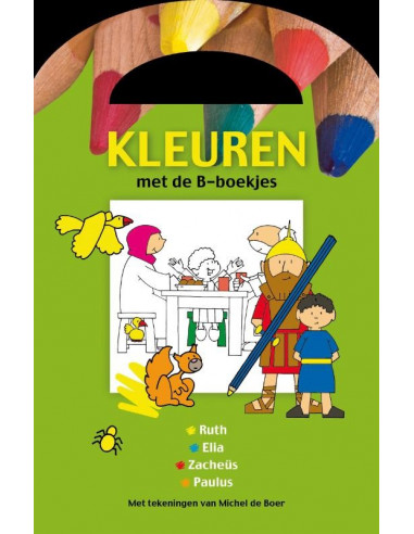 Kleurboek B-boekje groen