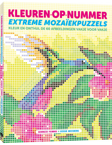 Kleuren-op-nummer: extreme moza?ekpuzzel