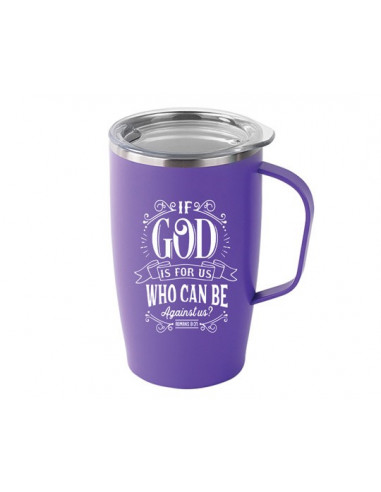 Tumbler Mug If god is for us