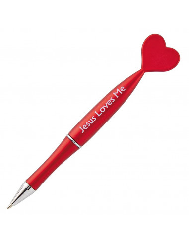 Pen Jesus loves me heart