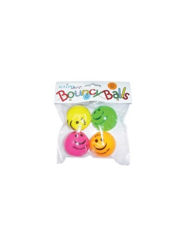 Bouncingballs 4-pack Smile God loves you