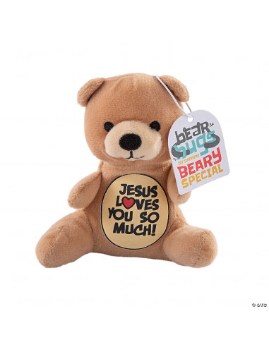 Jesus loves you stuffed bear