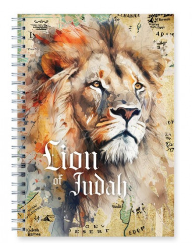 Wire O Hard Journal Lion of Judah