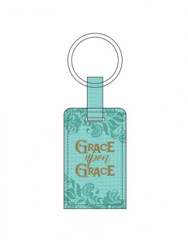 Luxleather keyring Grace upon Grace