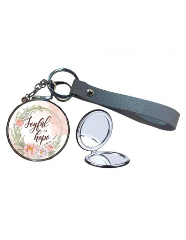 Mini compact mirror Joyful in hope