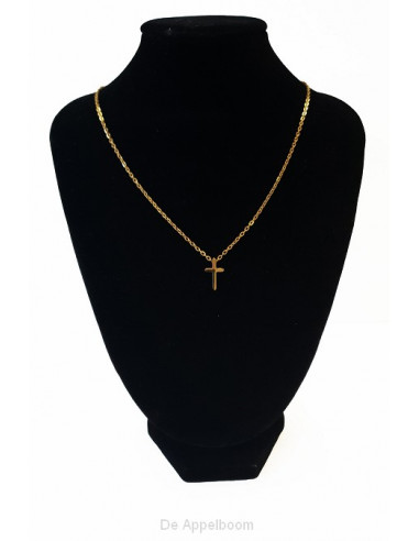 Ketting kruisje xs goud