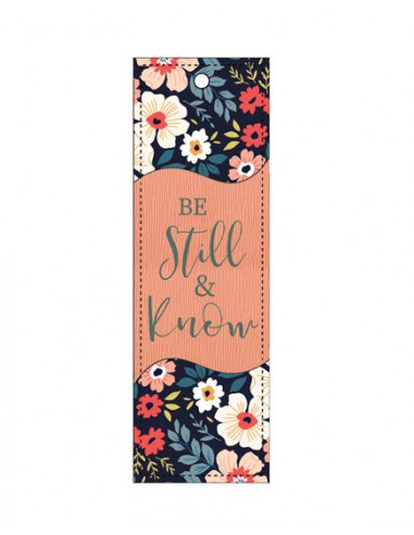 Luxleather Bookmark Be still & know