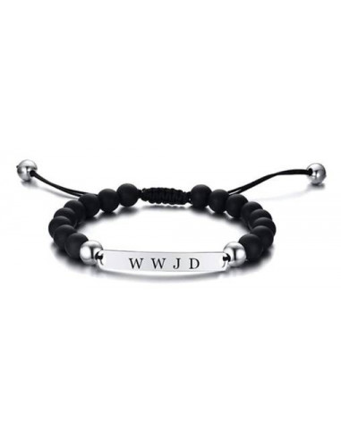 Bracelet Bead/Metal W.W.J.D.