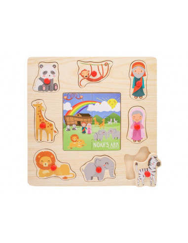 Noah''s Ark Peg puzzle 12 pieces