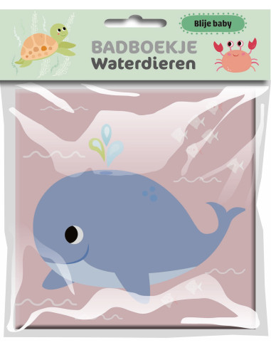 Blije baby waterdieren badboekje