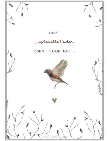 Onze liefdevolle Vader zorgt voor jou