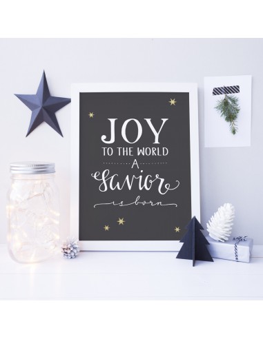 Joy to the world, a savior is born